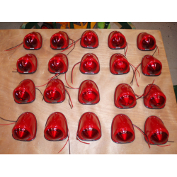 EGENPRODUKTION: Baglygte-st, "Drbe-lygter". Leveres frdigmalede MF-rd. 