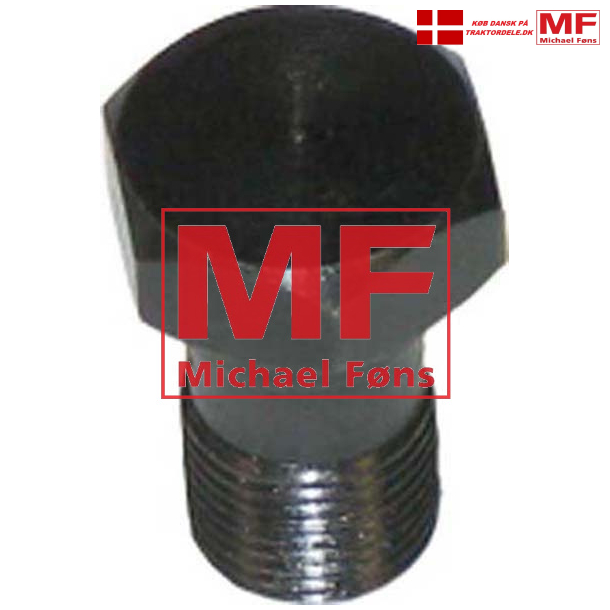 Brugt Vippedksel-banjobolt til nderr. Leveres med fiberskiver. MF35 Benzin
