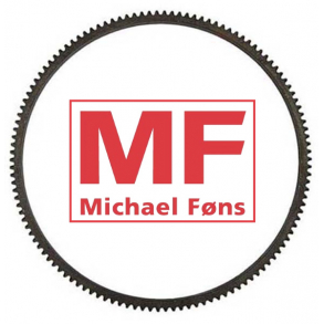 Startkrans til 340mm svinghjul p Perkins-motorer i MF35, MF135, MF165-188, MF550-590 og andre