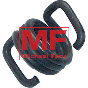 Bremseexpander-fjeder med firkantede jer, Volvo med 165mm skiver.