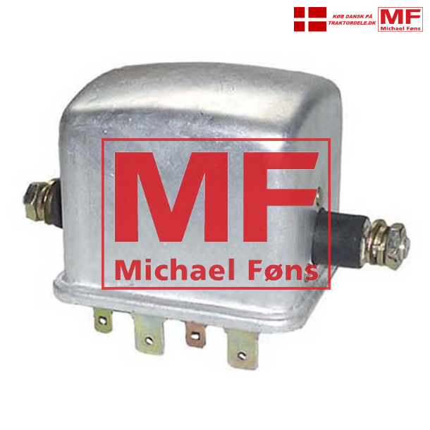 Laderel, med fladstik og gummiophng, MF135-MF165-MF175-MF178-MF185-MF188