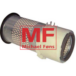 Luftfilter-element, IH 444. Lngde 260mm, 104, plastvinger er 130mm