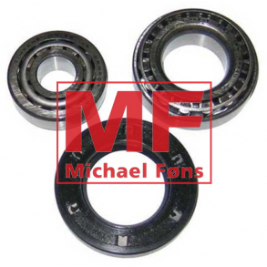 Forhjuls-lejest+pakdse. Ferguson26 og 31, MF35 samt MF65 m. ND-fortj. Lejehuller: 19mm og 31,75