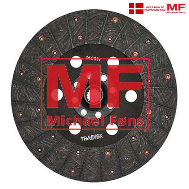 Koblingsplade til enkelt-kobling i Fordson Dexta