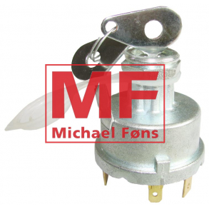 Startkontakt med 2 ngler. 0-1-H-HS. Alle MF og DB med dieselmotor og vekselstrmsgenerator-anlg.