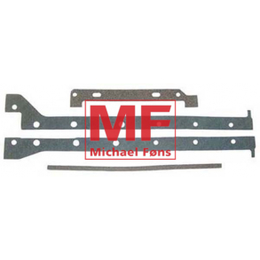 Bundkars-paknings-st, ny type Perkins AD4.203 med korkpakning under remskive.