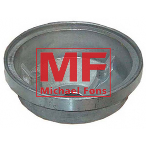 Dieselfilter-alubundskl med midthul. CAV med gennemgende bolt.