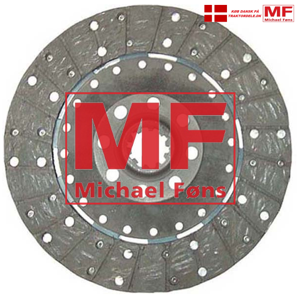 Koblingsplade, til Ferguson26 og 31. Diameter 228mm