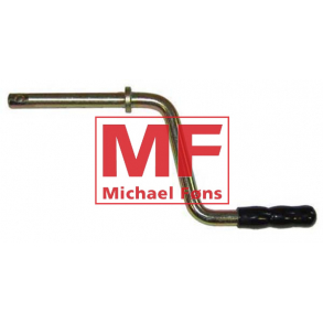 Hndsving i stl, til justerbar spindel, MF135-MF240-MF550 og alle modeller med langt type sving.