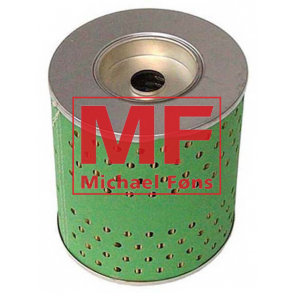 Motoroliefilter i pap, Ford2000-3000-4000-5000. Monteret i metalhus p blok.