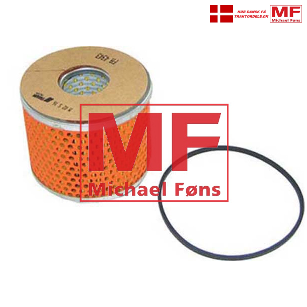 Motoroliefilter, alle David-Brown med indsatsfilter.