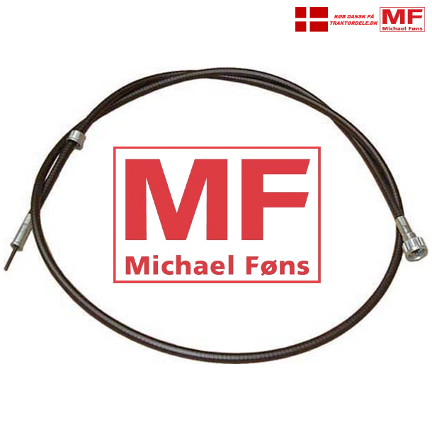 F p lager: Traktormeterkabel til ny type ur med 16mm gevind. International B-434, B-444 og flere