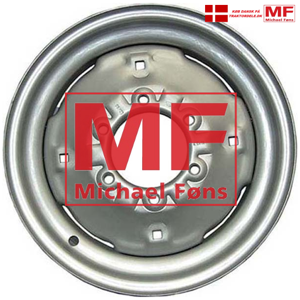 Forhjuls-flg, til 7.50-16 dk. Fordson, MF, IH, Ford, Ferguson