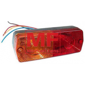 Baglygte-st med prer, 60gr. baghusvinkel. MF500-serie og MF135-265 med Franske skrme