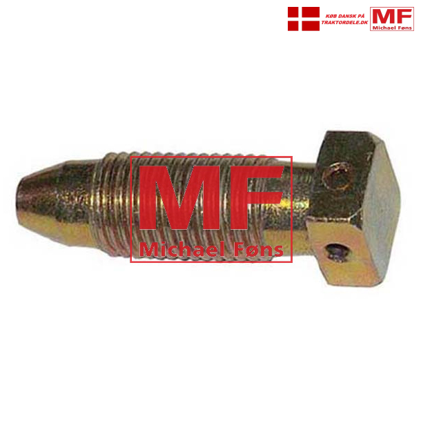 Konisk lsebolt med lse-stltrd, til koblingsgaffel og skiftegafler i MF
