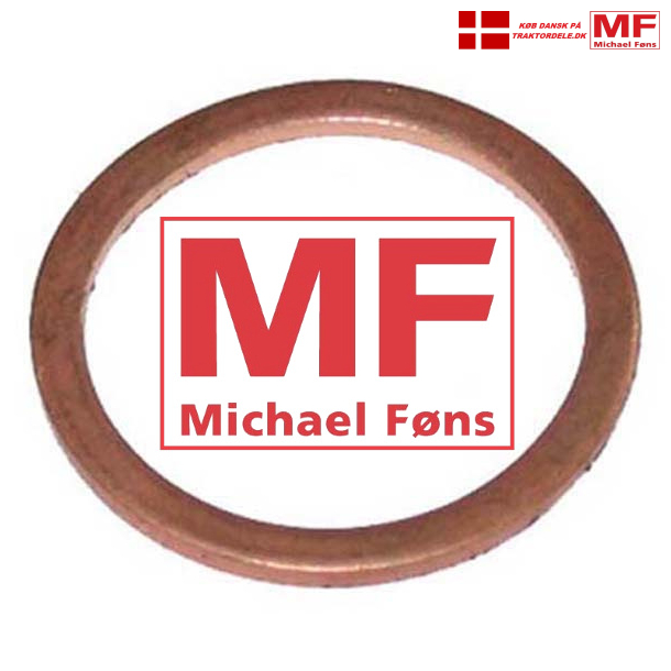 Pakning til gearkasse-olieprop. Ferguson26 og 31