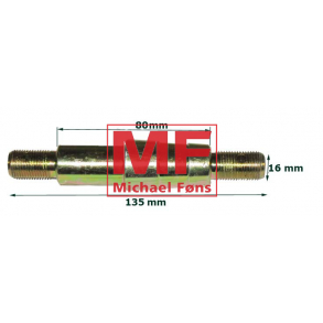 Liftarms-fstebolt med inderste mtrik+split. Kategori1 p MF35 og MF135, samt Ferguson fra 325001