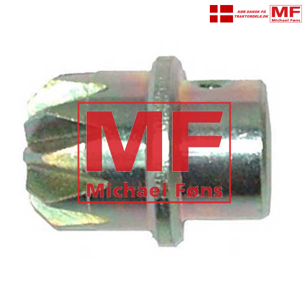 Tandhjul med nitte, til vinkelgear i justerbar spindel, Ferguson, MF, Fordson og Ford