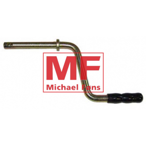 Hndsving i stl, til justerbar spindel, MF35, MF135 og alle modeller med denne type sving.