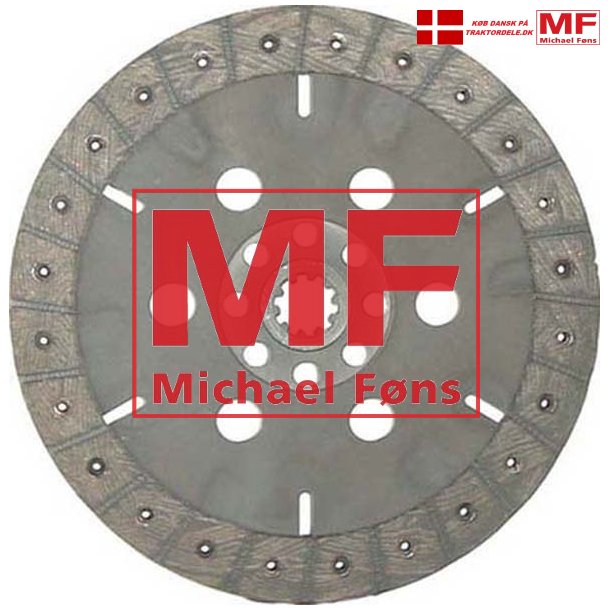 Fremdrift-koblingsplade, MF35/4-cyl samt MF135/Benzin