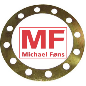 Bagaksel-shim, MF35-135-550. Tykkelse 0,1mm