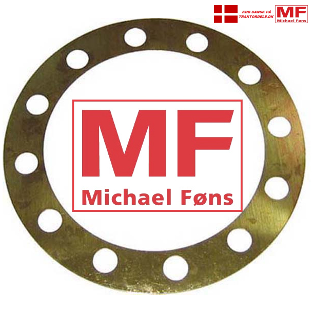 Bagaksel-shim, MF35-135-550. Tykkelse 0,1mm