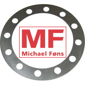 Bagaksel-shim, MF35-135-550. Tykkelse 0,5mm