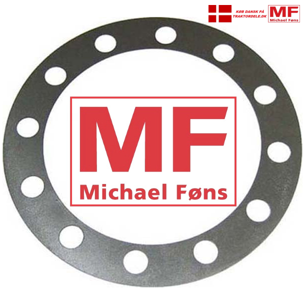 Bagaksel-shim, MF35-135-550. Tykkelse 0,5mm