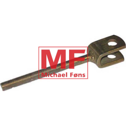 Bremse-trkstang med mtrik og afstandsskive, MF med trre bremser.