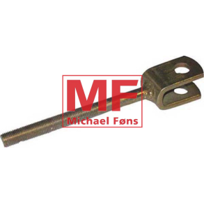 Bremse-trkstang med mtrik og afstandsskive, MF med trre bremser.