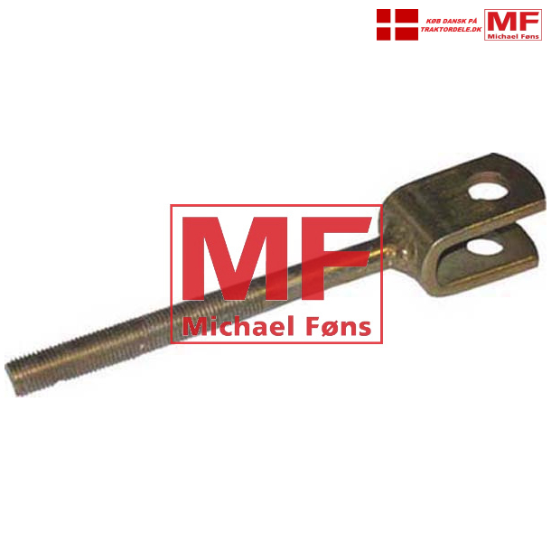 Bremse-trkstang med mtrik og afstandsskive, MF med trre bremser.