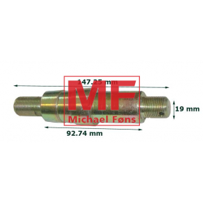 Liftarms-fstebolt med mtrikker, MF65 Low-Clearance. Monteret i lr.
