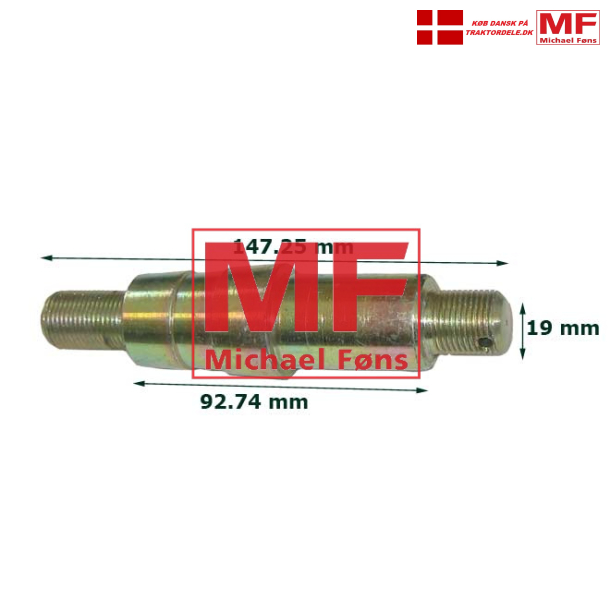 Liftarms-fstebolt med mtrikker, MF65 Low-Clearance. Monteret i lr.