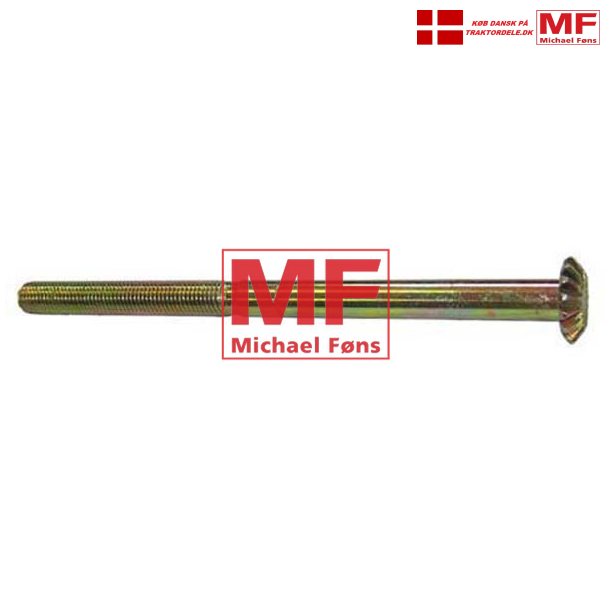 Gevindspindel til justerbar-spindel, 250mm+tandhjul. MF35 samt MF135 med 28tommers hjul.