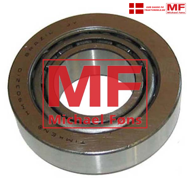 Spidshjuls-lejest, 95,3mm. 2 stk koniske rullelejer i st. MF35 og op...