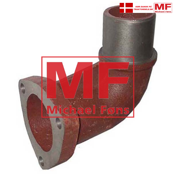 Udstdnings-bjning, 90grader, til sidemonteret udstdning p MF175-178-185-MF565-575-590