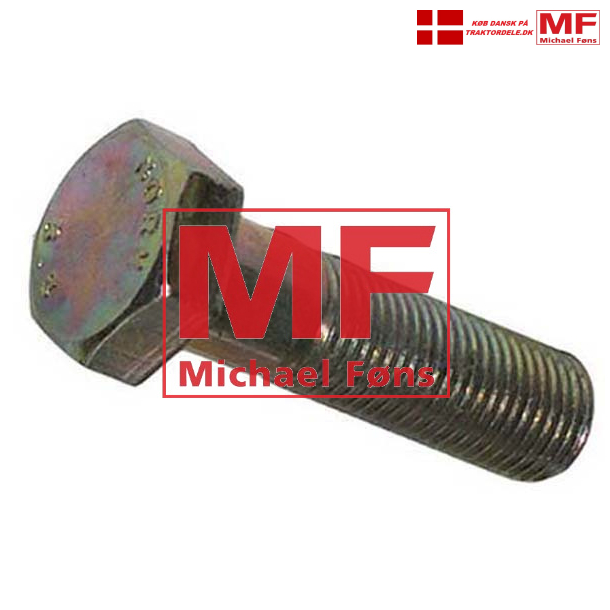 Forhjulsbolt, International B-serie. Med 6-kantet hoved. Gevind 1/2UNF X 43mm