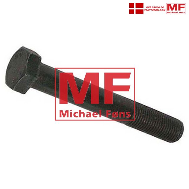 Bagskrms-boltest med skiver/mtrikker. 4 stk M16X180mm. Ford4000-5000