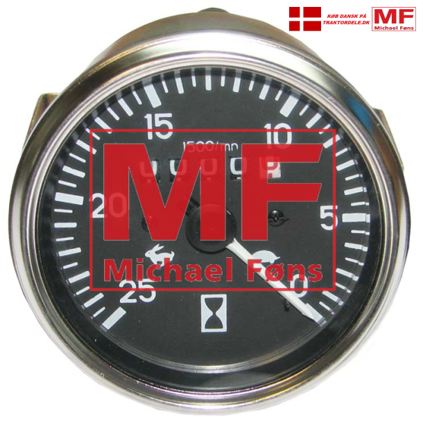 Traktormeter, MF550. Krer mod uret rundt
