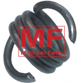 Bremseexpander-fjeder med runde jer, International B-serie