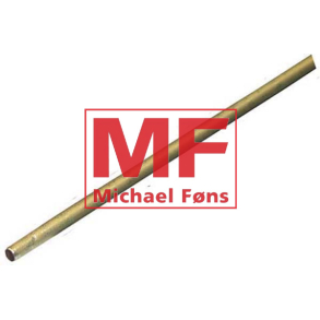 Kobber-rr, 6,35mm udvendig, alts 1/4tommes. Pris pr meter