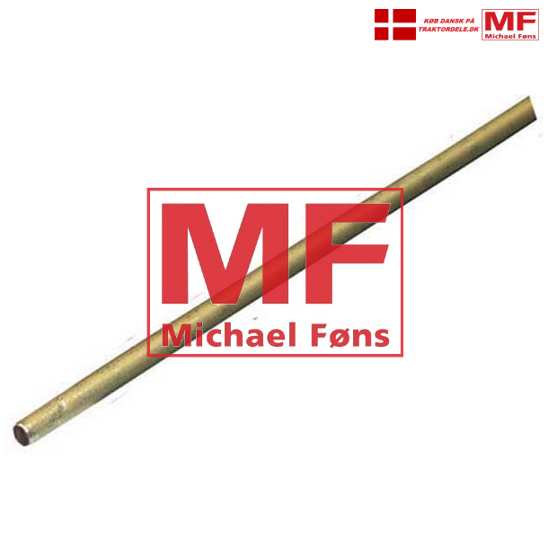 Kobber-rr, 6,35mm udvendig, alts 1/4tommes. Pris pr meter