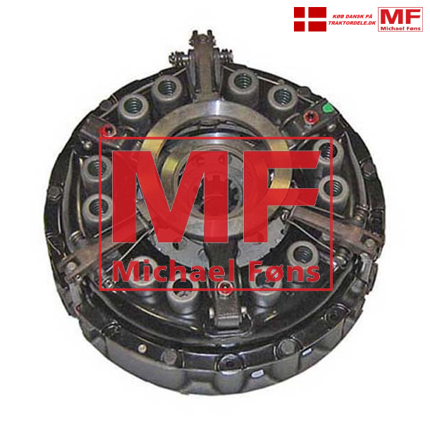 Koblings-kit med 3 stk lejer+begge plader, "Kawe". David-Brown 4-cyl. modeller med dobbeltkobling. 