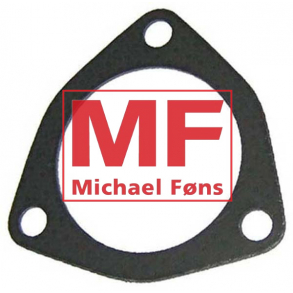 Udstdningsstuds-pakning med 3 bolthuller, David-Brown 770-780