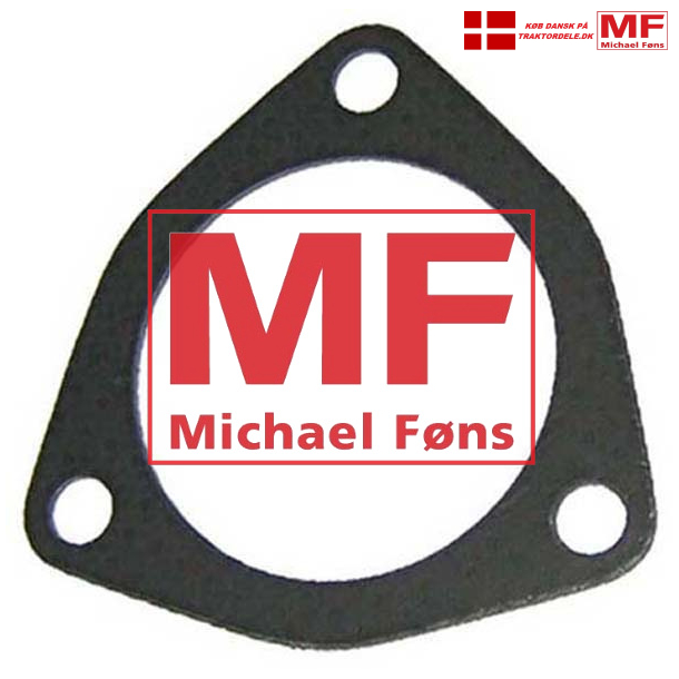 Udstdningsstuds-pakning med 3 bolthuller, David-Brown 770-780