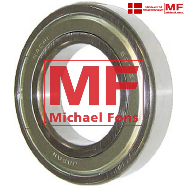 Bundaksel-kugleleje, forreste-, MF35 og op... 100mm/55mm