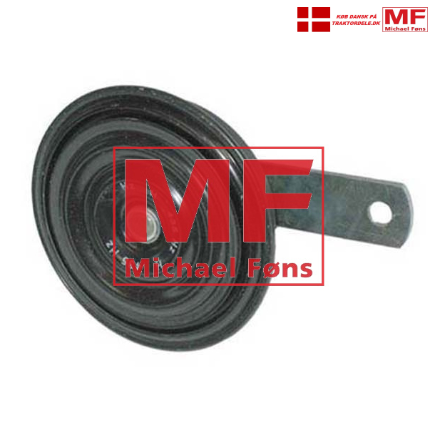 Horn p beslag, 12V. Universaltype til Bukh, Ferguson, Massey-Ferguson, Fordson, IH etc.
