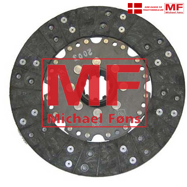 Fremdrifts-koblingsplade, 10tommer, Z10. David-Brown 780-DB880-DB1194-1294. 3-cyl. modeller.