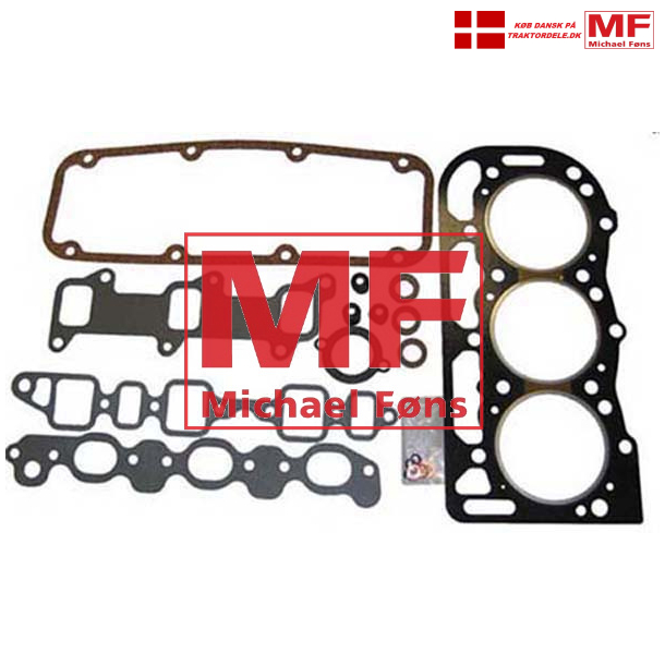 Toppaknings-s�t, komplet. Til Ford3000X med lille boring. Cylinderhuller i pakning er �110mm