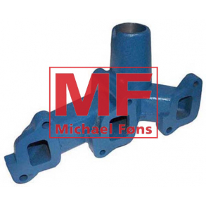 Udst�dnings-manifold med pakning. Ford 3-cyl diesel
